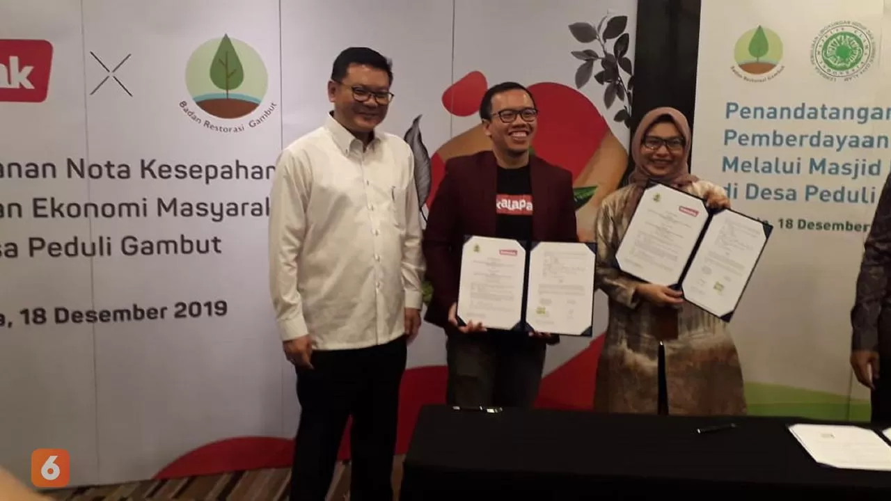 Perkuat Ekonomi Desa Gambut,  MUI Jalin MOU dengan BRG dan Bukalapak