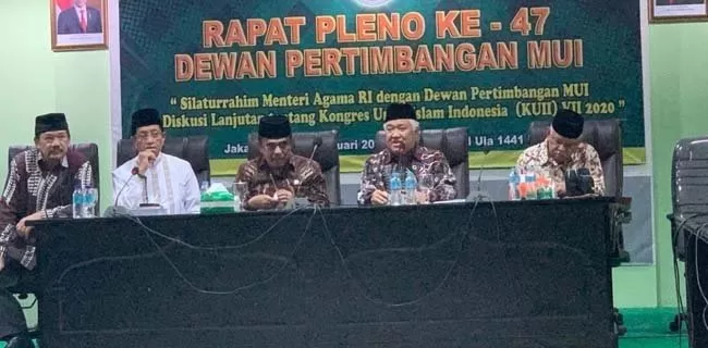 Menag Paparkan Konsep Omnibus Law di Rapat Pleno Wantim MUI
