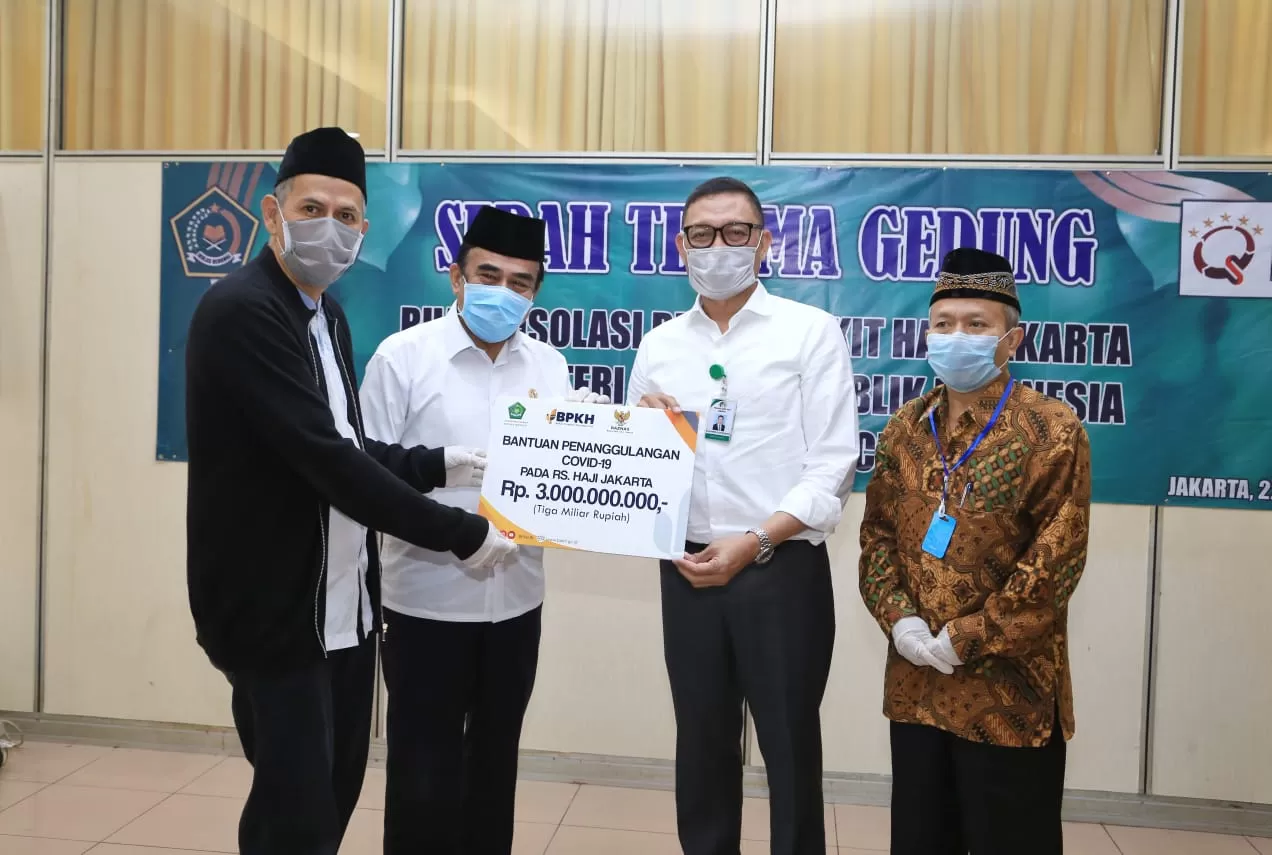 Kemenag Serahkan Gedung Asrama Haji untuk Ruang Isolasi Pasien Covid-19