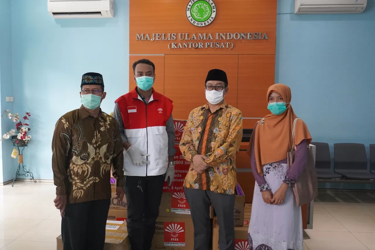 IDF MUI Terima Donasi Masker dari Perhimpunan Indonesia Tionghoa untuk Diserahkan ke Masyarakat