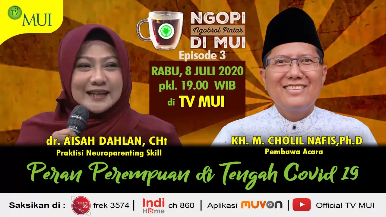 NGOPI dengan MUI, Dokter Aisyah Dahlan Sampaikan Kiat Mengelola Emosi di Tengah Pandemi