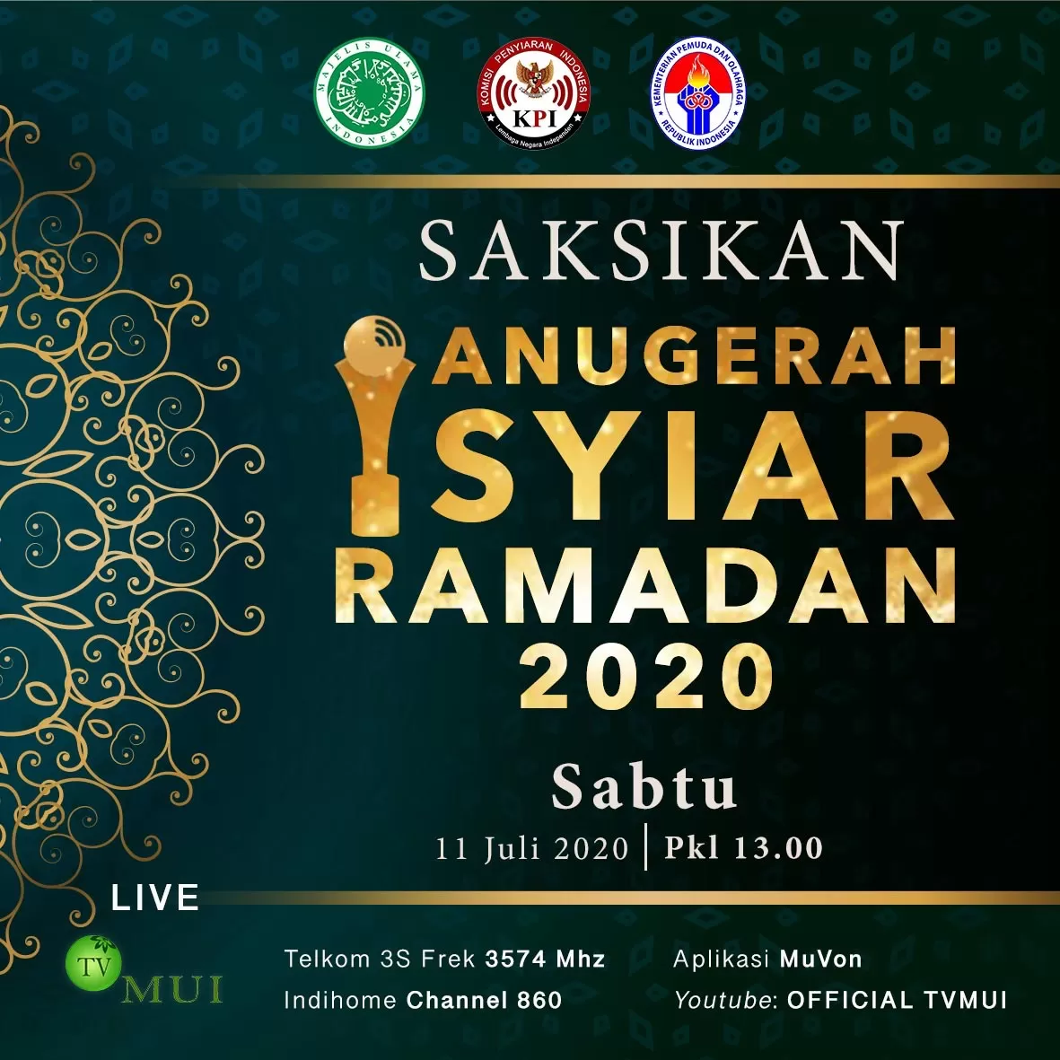 MUI-KPI-Kemenpora akan Gelar Anugerah Syiar Ramadan Virtual