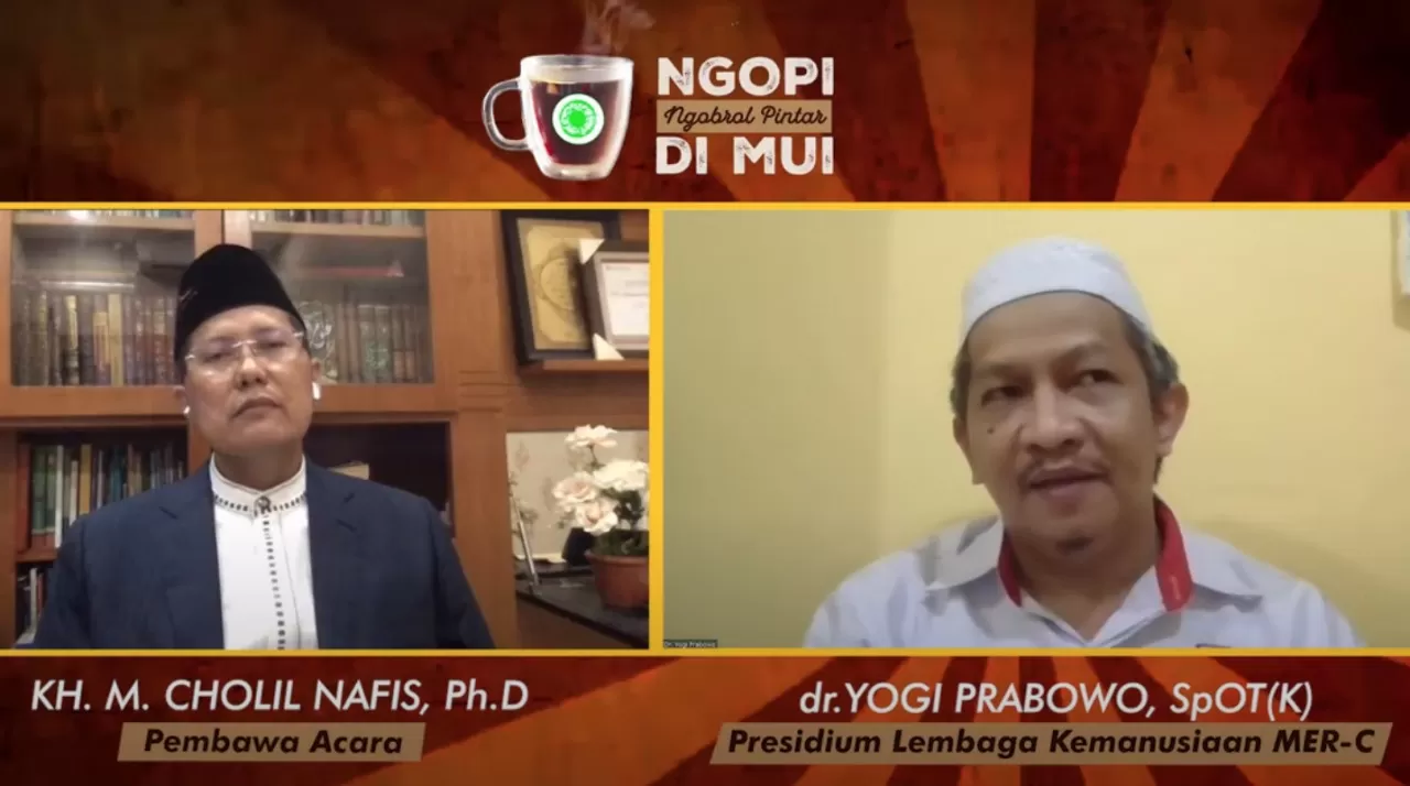 Di Ngopi MUI, MER-C Sampaikan 4 Hal Wajib di Era New Normal
