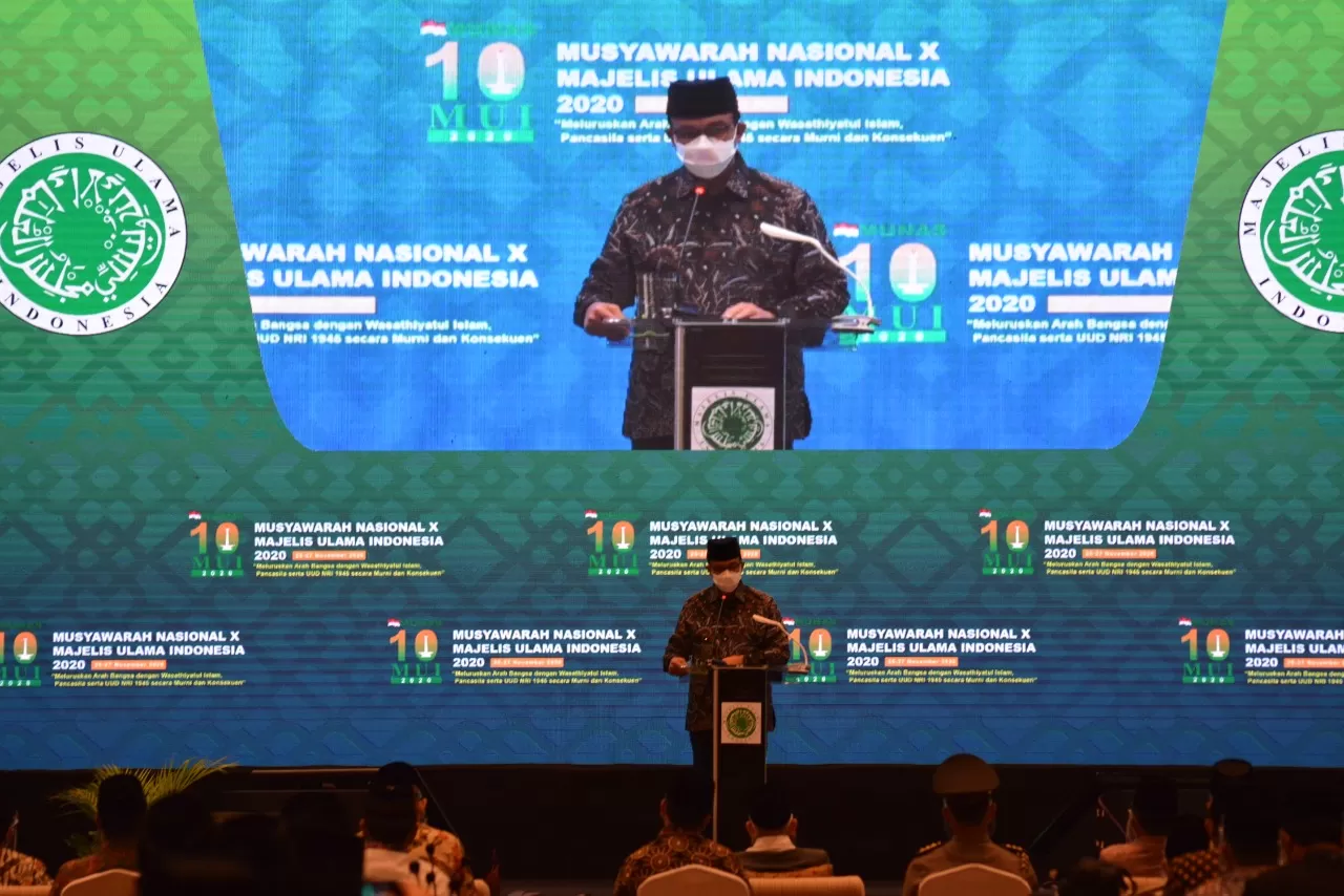 Gubernur Anies: Munas X MUI Jadi Contoh Disiplin Prokes