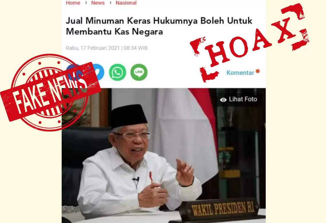 Cek Viral Kiai Maruf Soal Minuman Keras Bantu Kas Negara