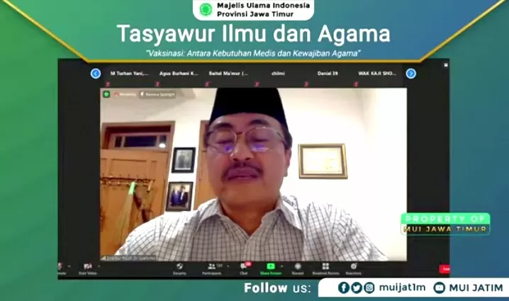 Webinar MUI Jatim, Dirut RSUD Dr Soetomo: Ada Titik Terang Namun Perang Lawan Covid-19 Belum Selesai