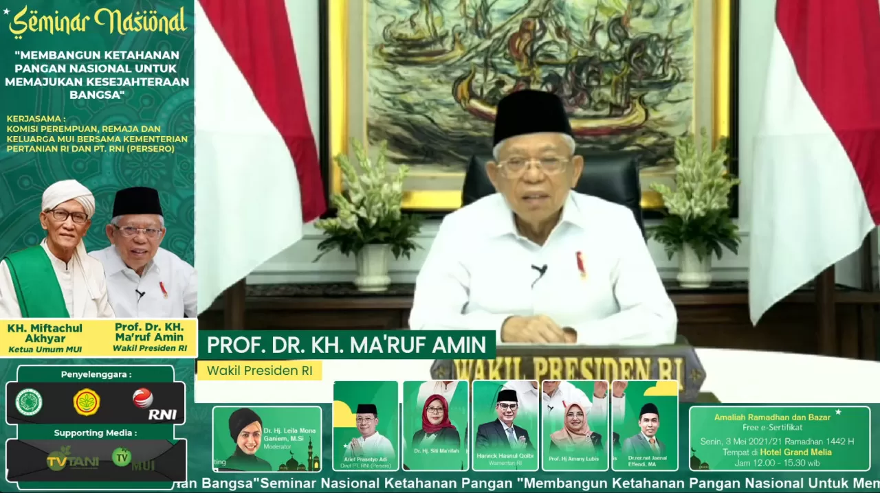Kiai Ma’ruf: Ketahanan Pangan Keluarga Dimulai dari Kesadaran Keberagamaan Pangan
