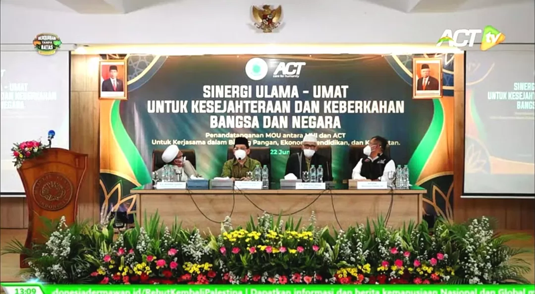 Teken MoU dengan ACT, MUI Perlebar Peran Sosial Kemanusiaan