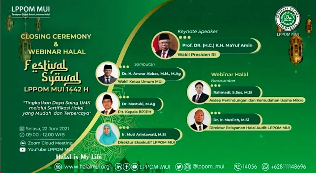 Festival Syawal LPPOM MUI dan Dorongan Sertifikasi Halal UMKM