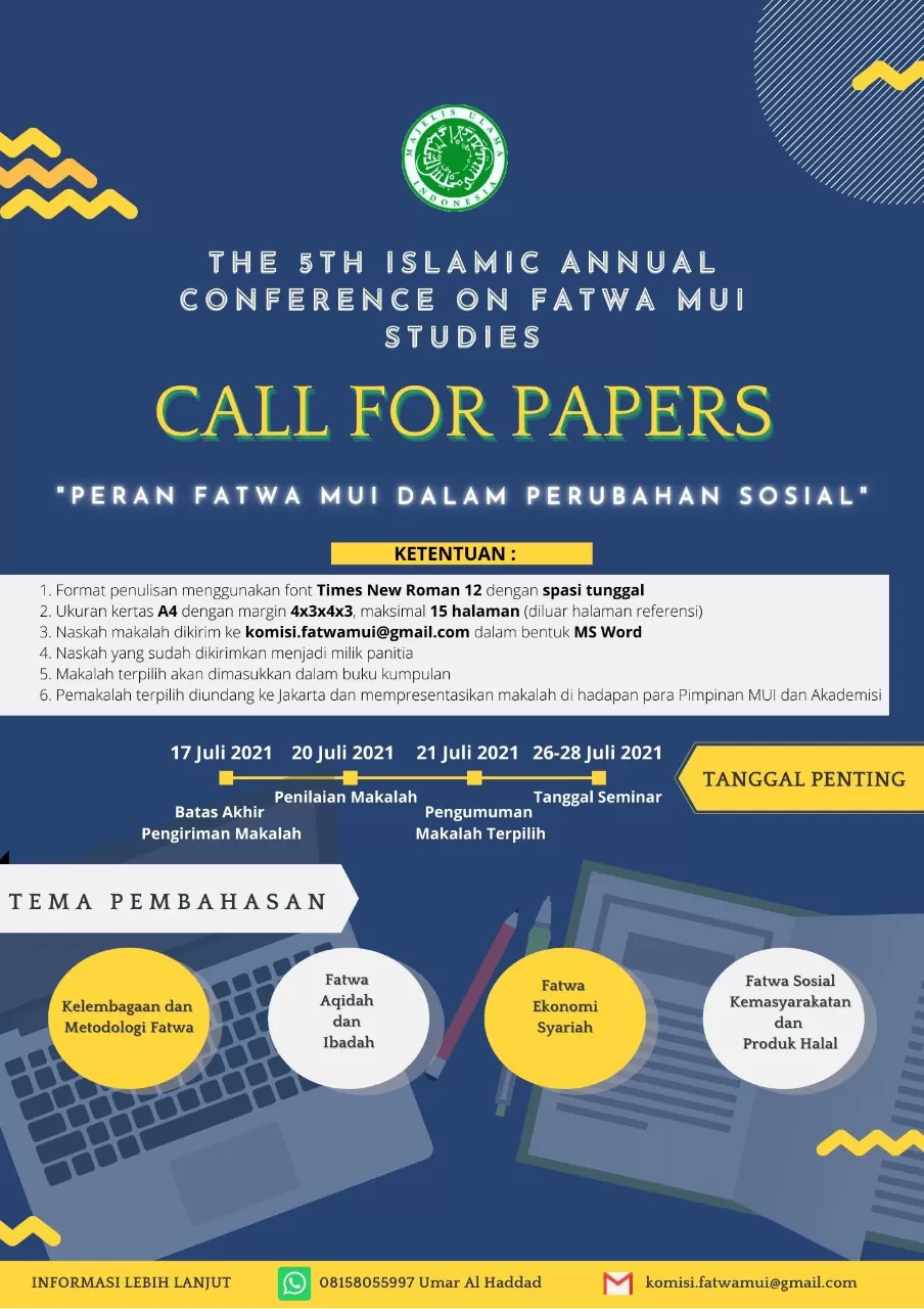 Konferensi Fatwa ke-5, MUI Undang Para Penulis