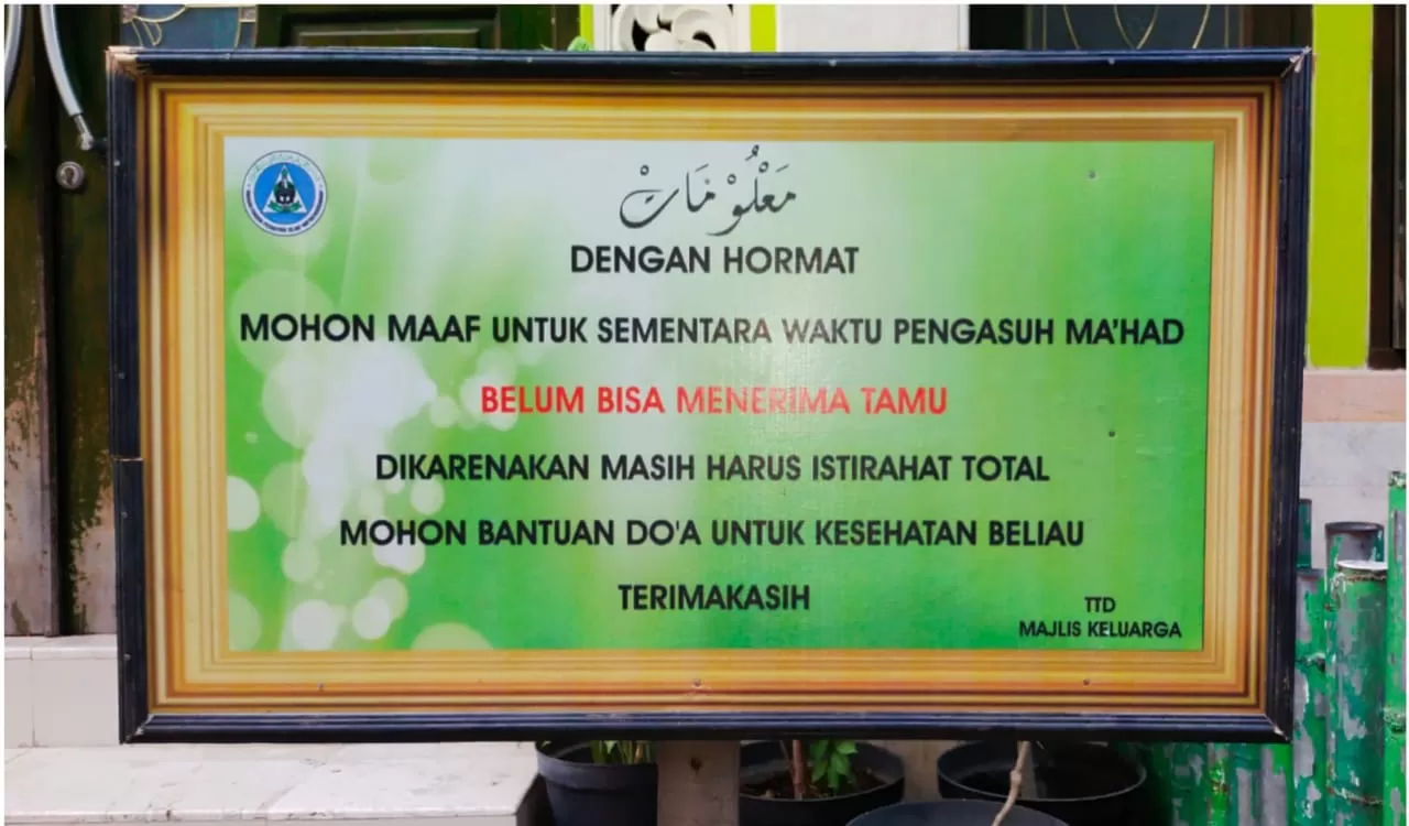 Istirahat untuk Pemulihan, Kondisi Kesehatan Kiai Miftach Makin Membaik