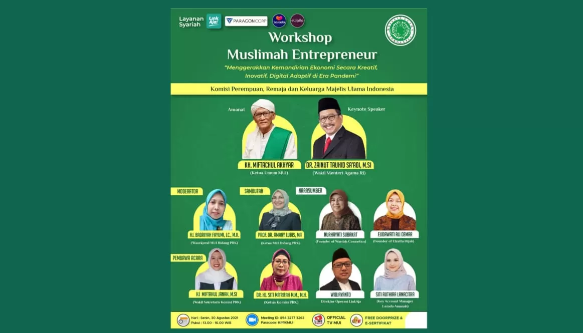 KPRK MUI Bangkitkan Jiwa Entrepreneurship Melalui Workshop Muslimah Entrepreneur