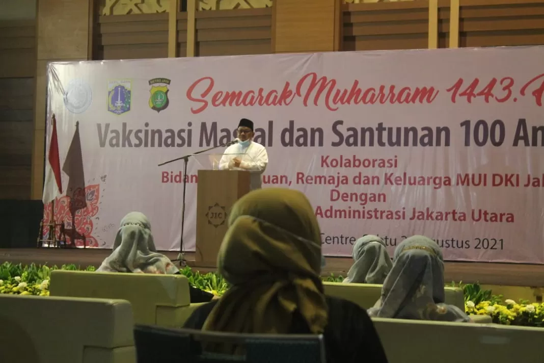 MUI DKI Jakarta Gelar Vaksinasi dan Santunan 100 Anak Yatim