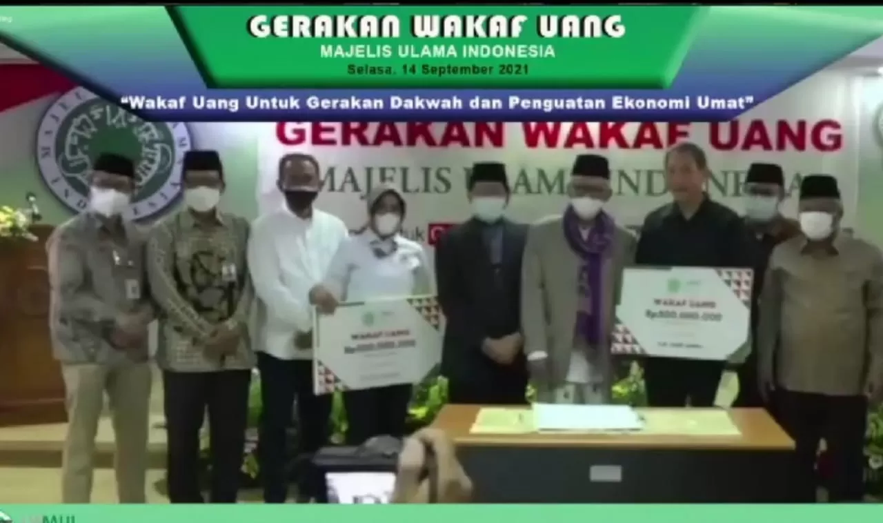 MUI Luncurkan Gerakan Wakaf Uang untuk Pemulihan Ekonomi
