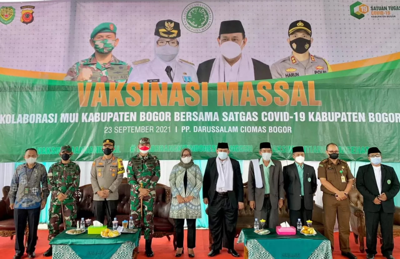 MUI Bersama Pemkab Bogor Gelar Vaksinasi Massal