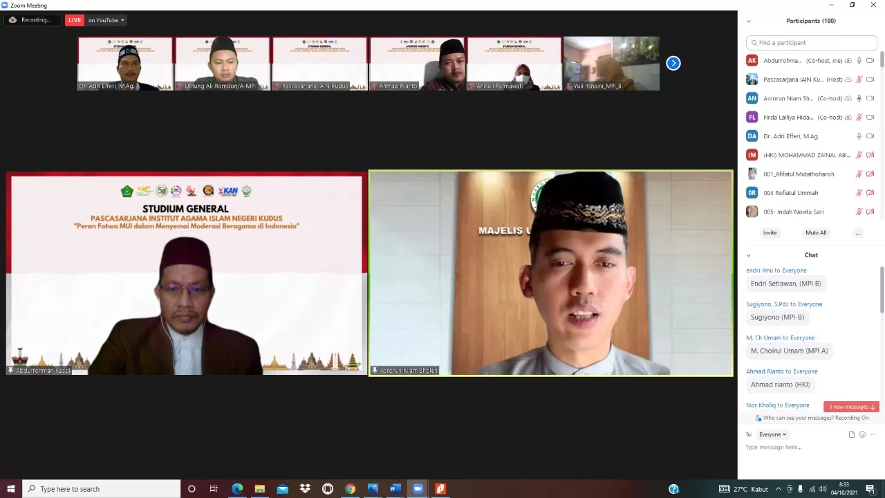 Kiai Niam: Prinsip Moderat Mendasari Fatwa MUI