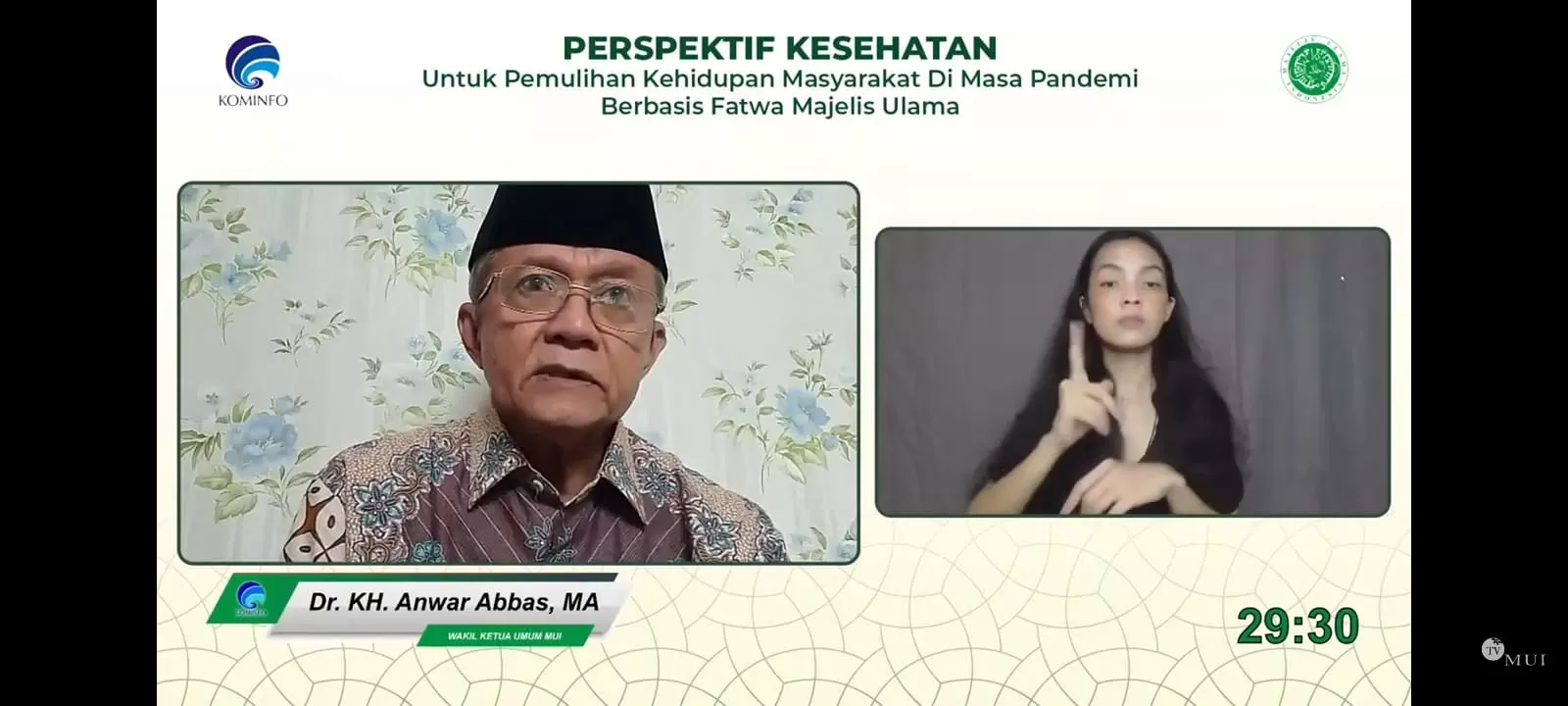 Buya Anwar Abbas: Tangani Covid-19 Harus Gabungkan Empiris dan Teologis