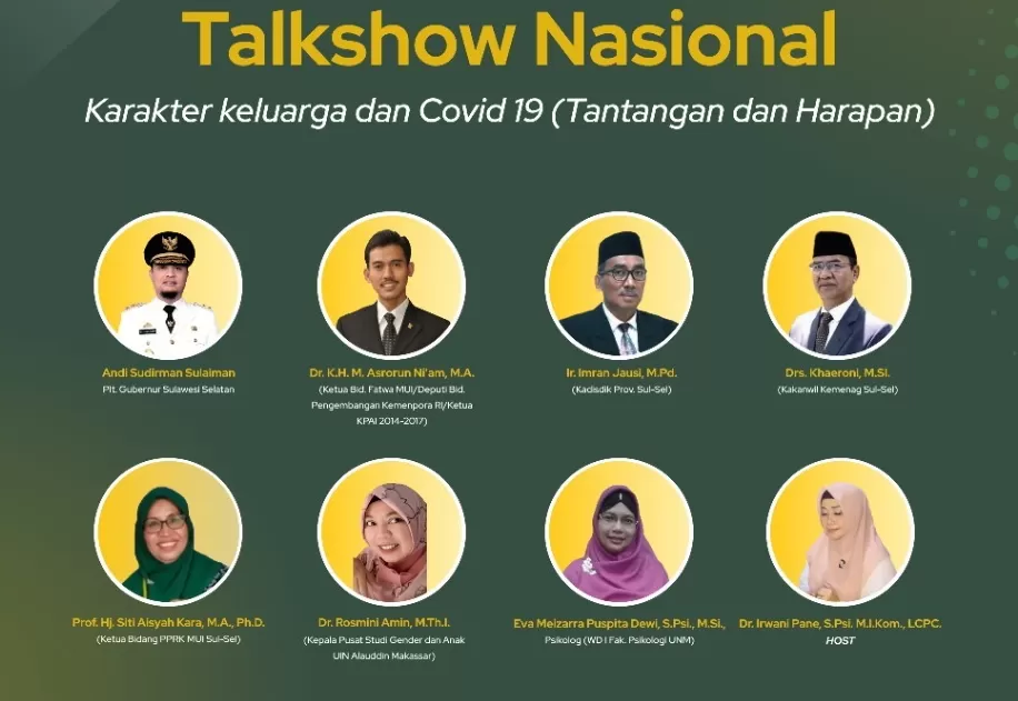 Komisi PPRK MUI Sulsel Hadirkan Pakar Gelar Talkshow Nasional Peduli Keluarga 2 Desember
