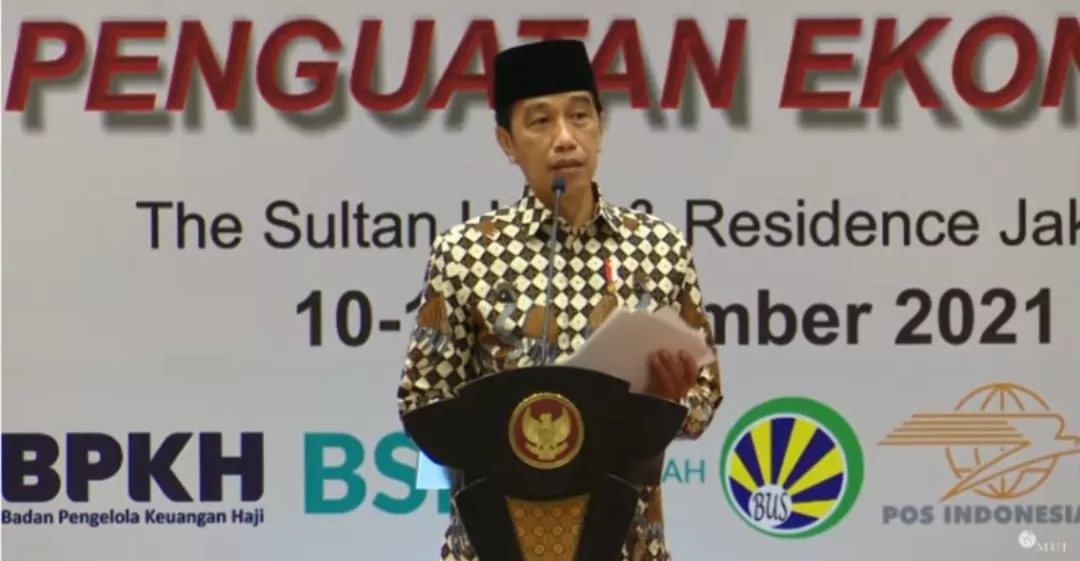 Hadiri Kongres Ekonomi Umat II MUI, Jokowi Targetkan Tahun 2024 Indonesia Pusat Ekonomi Syariah Dunia