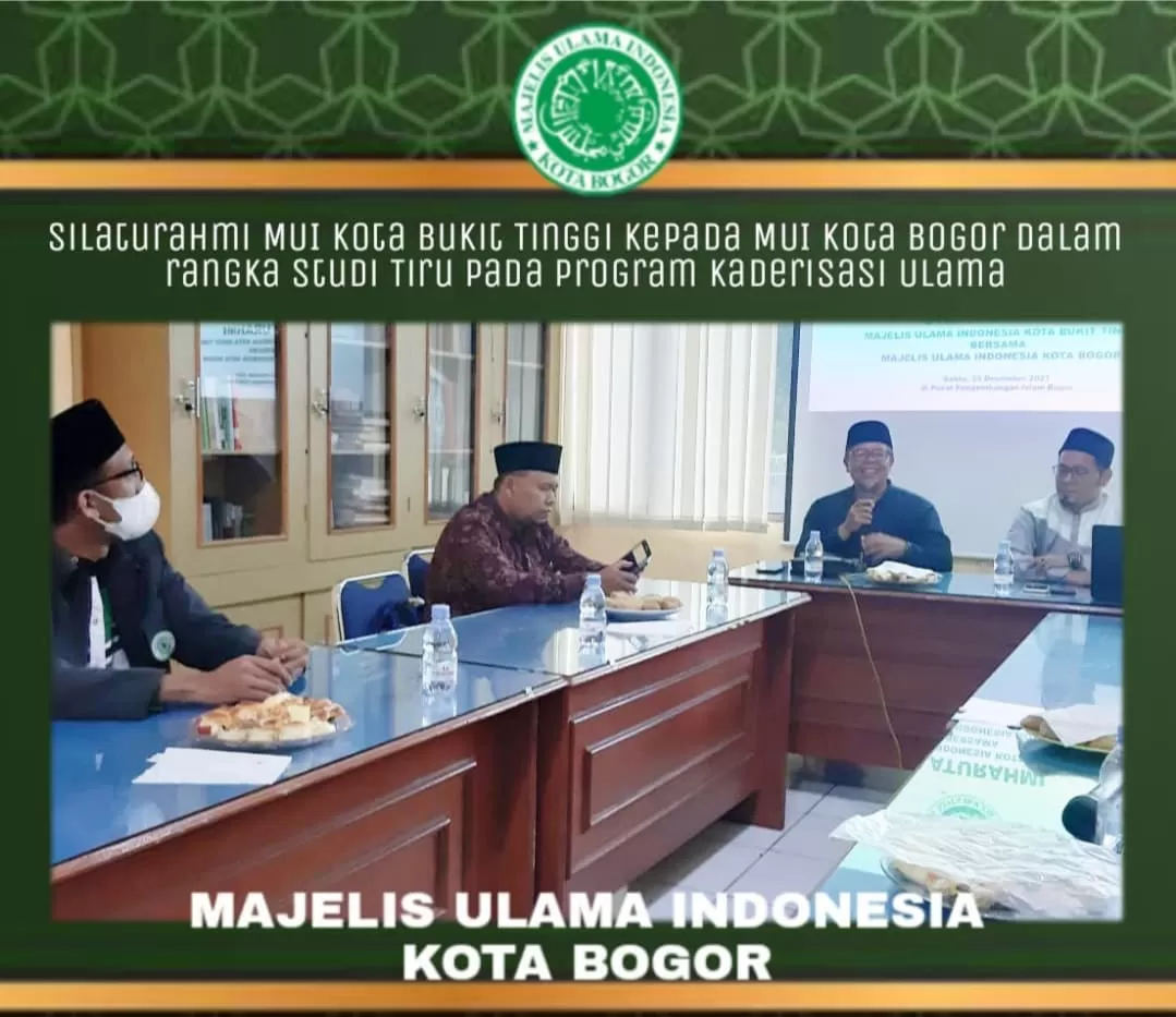 MUI Kota Bukit Tinggi-Kota Bogor Silaturahim, Saling Bertukar Pikiran