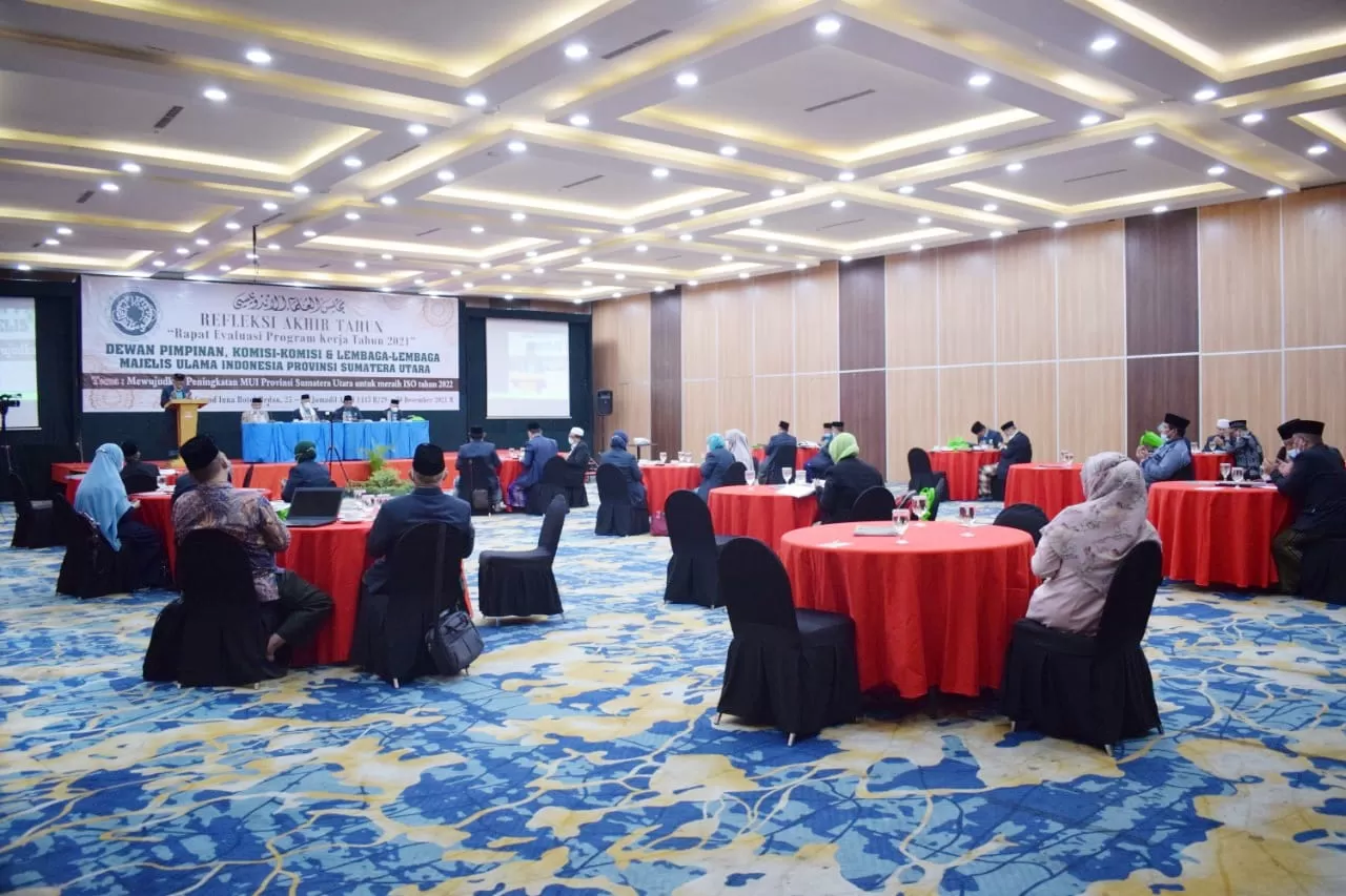 Refleksi Akhir Tahun, MUI Sumut Evaluasi Kinerja dan Persiapkan Raih ISO 2022