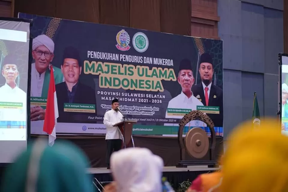Plt Gubernur Sulsel A Sudirman Masuk Pemimpin Daerah Terpopuler. Ini Kata MUI Sulsel