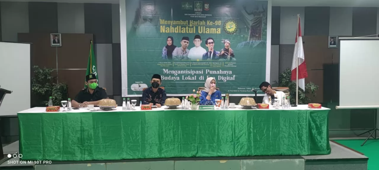 Antisipasi Hilangnya Budaya Lokal, Lesbumi PCNU Makassar Adakan Diskusi