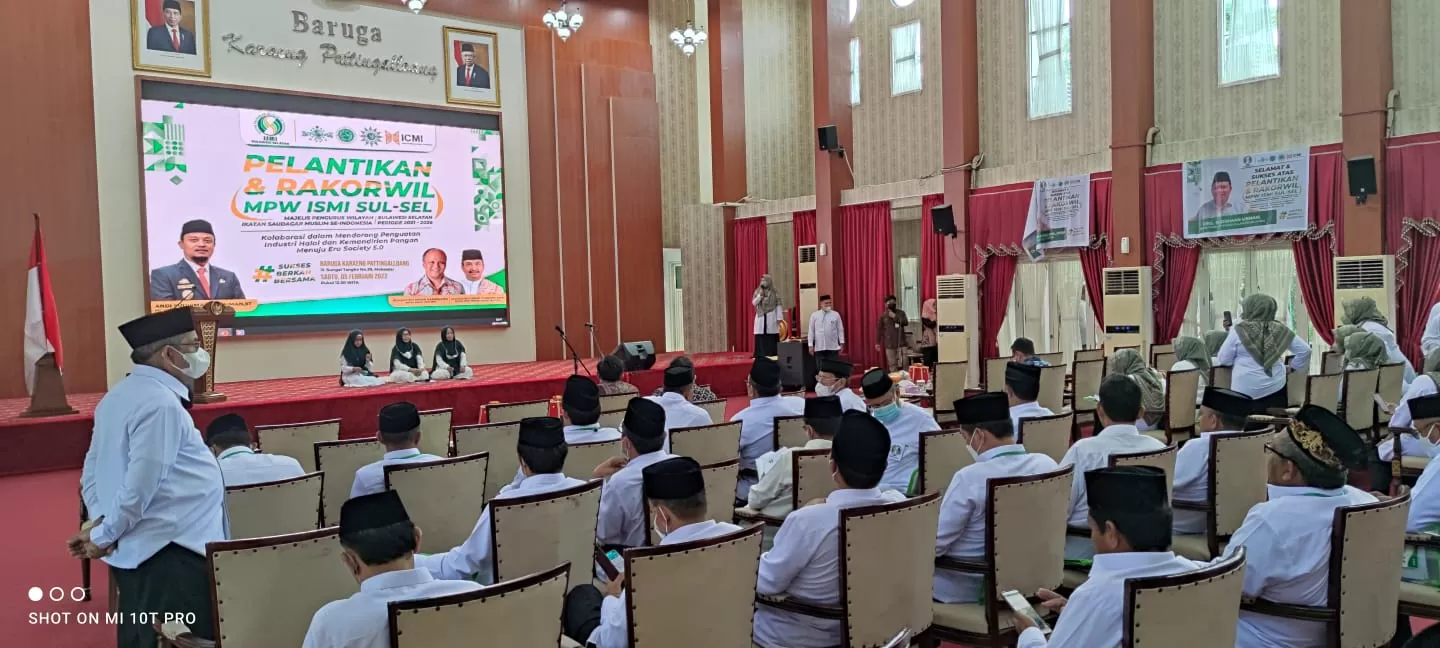 Pengukuhan dan Raker ISMI, MUI Sulsel Harap Dorong Kemandirian Ekonomi Ummat