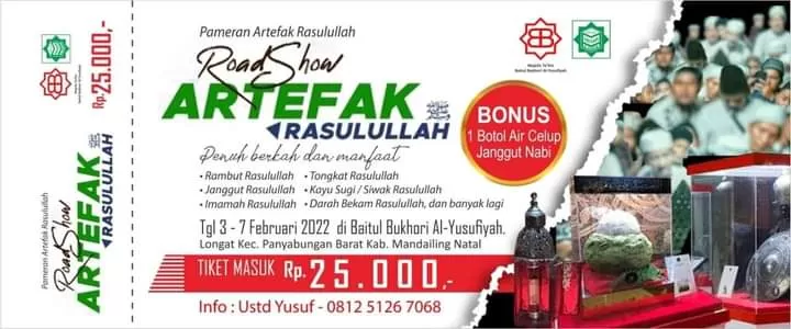 Komisi Fatwa MUI Sumut dan Kab Madina Permasalahkan Pameran Artefak Rasulullah