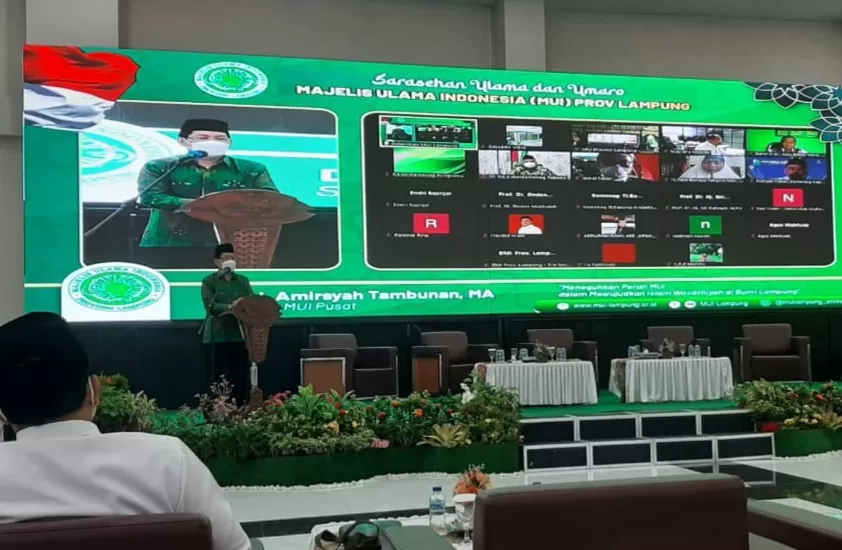 Di Sarasehan MUI Lampung, Sekjen MUI: Sinergi Ulama-Umara Bentuk Karakter Bangsa