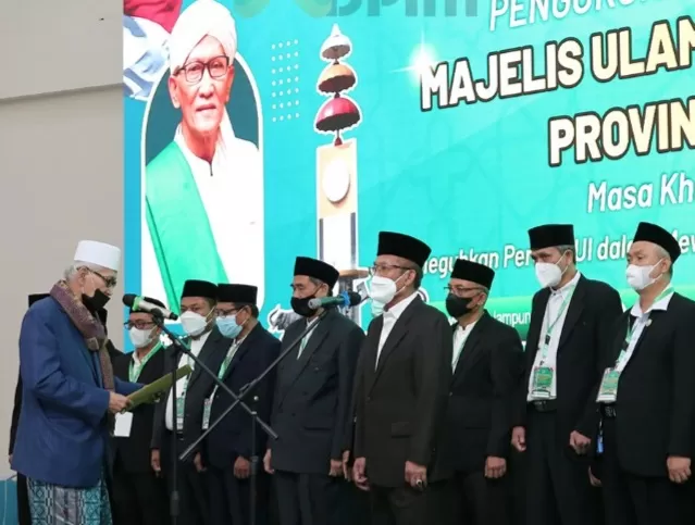 MUI Lampung 2021-2026 Dikukuhkan, Ini Pesan Kiai Miftachul Akhyar