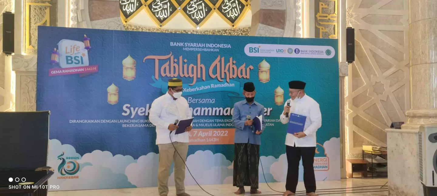 Launching Buku Ekonomi Syariah BSI, MUI Sulsel Harap Syiar Menyentuh Kalangan Awam