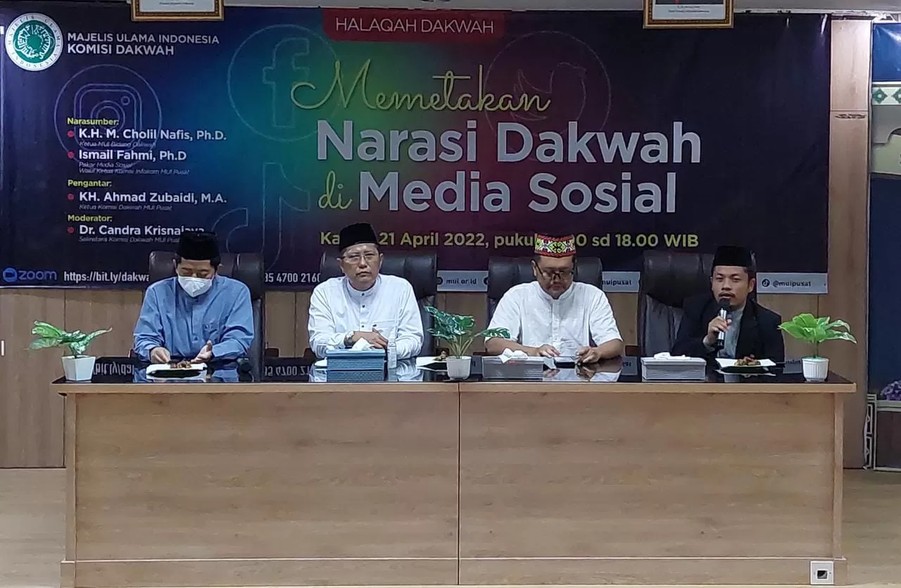 Gelar Halaqoh Dakwah, MUI Harap Bisa Bentuk Kemandirian Bermedsos