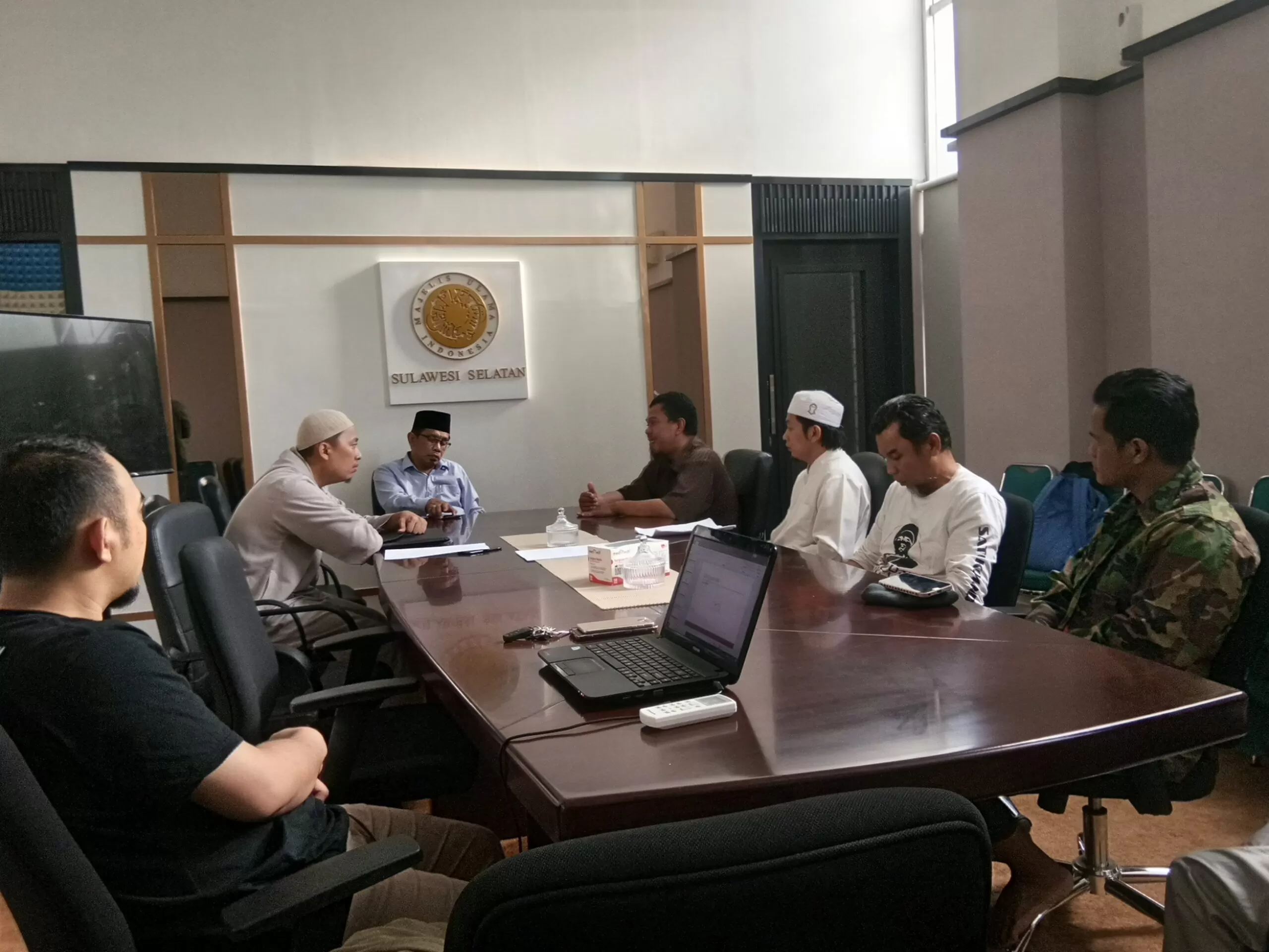 GNPF Silaturahmi ke Kantor MUI Sulsel