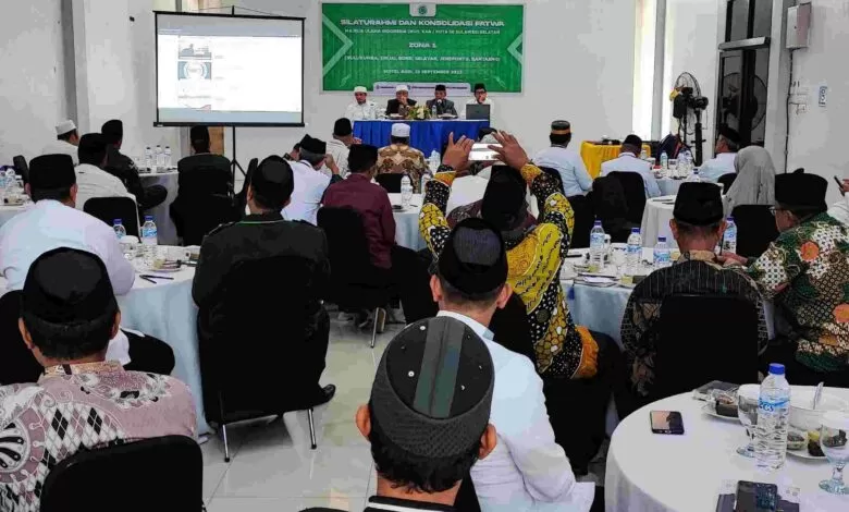 MUI Sulsel Adakan Silaturahmi dan Konsolidasi Fatwa Kab/Kota Sesulsel di Zona 1
