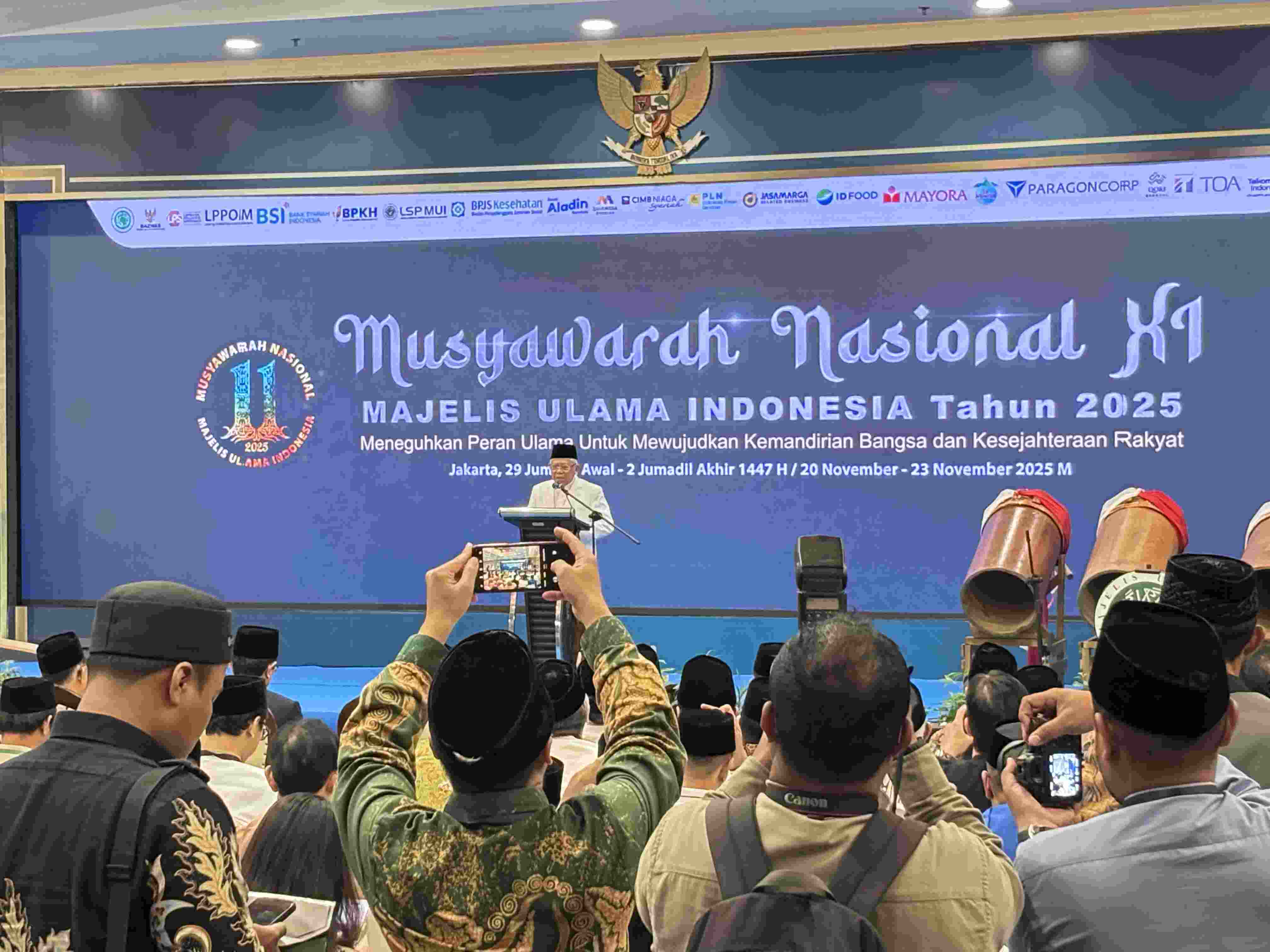 Presiden Prabowo Batal Hadir di Munas XI MUI, Kiai Ma’ruf: Ulama Tidak Boleh Lemas