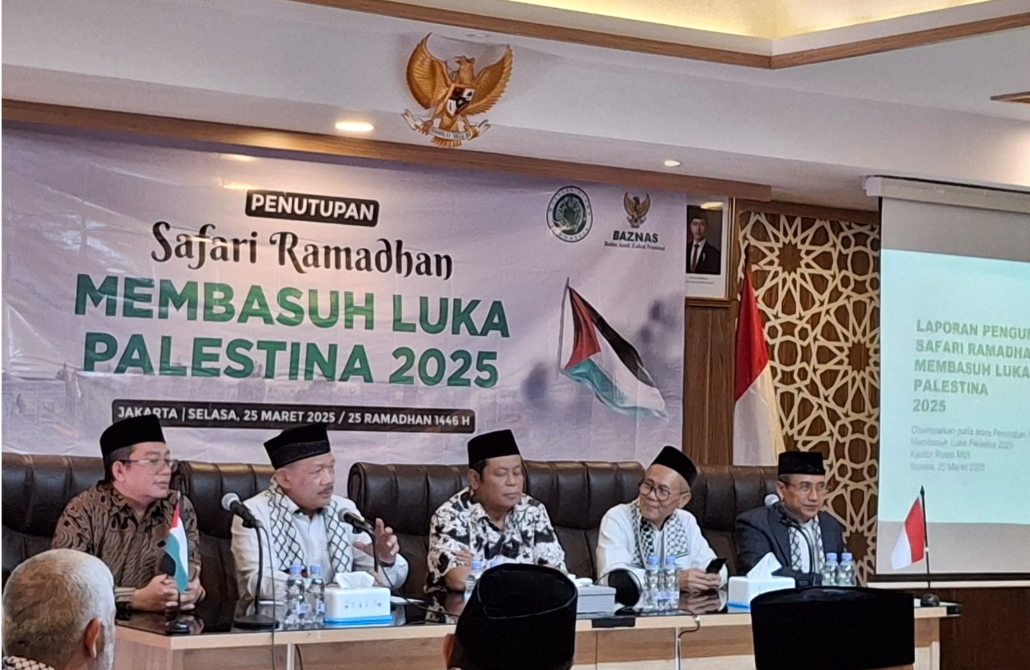 Baznas: Safari Ramadhan Membasuh Luka Palestina 2025 Himpun Dana Rp 2 M Lebih