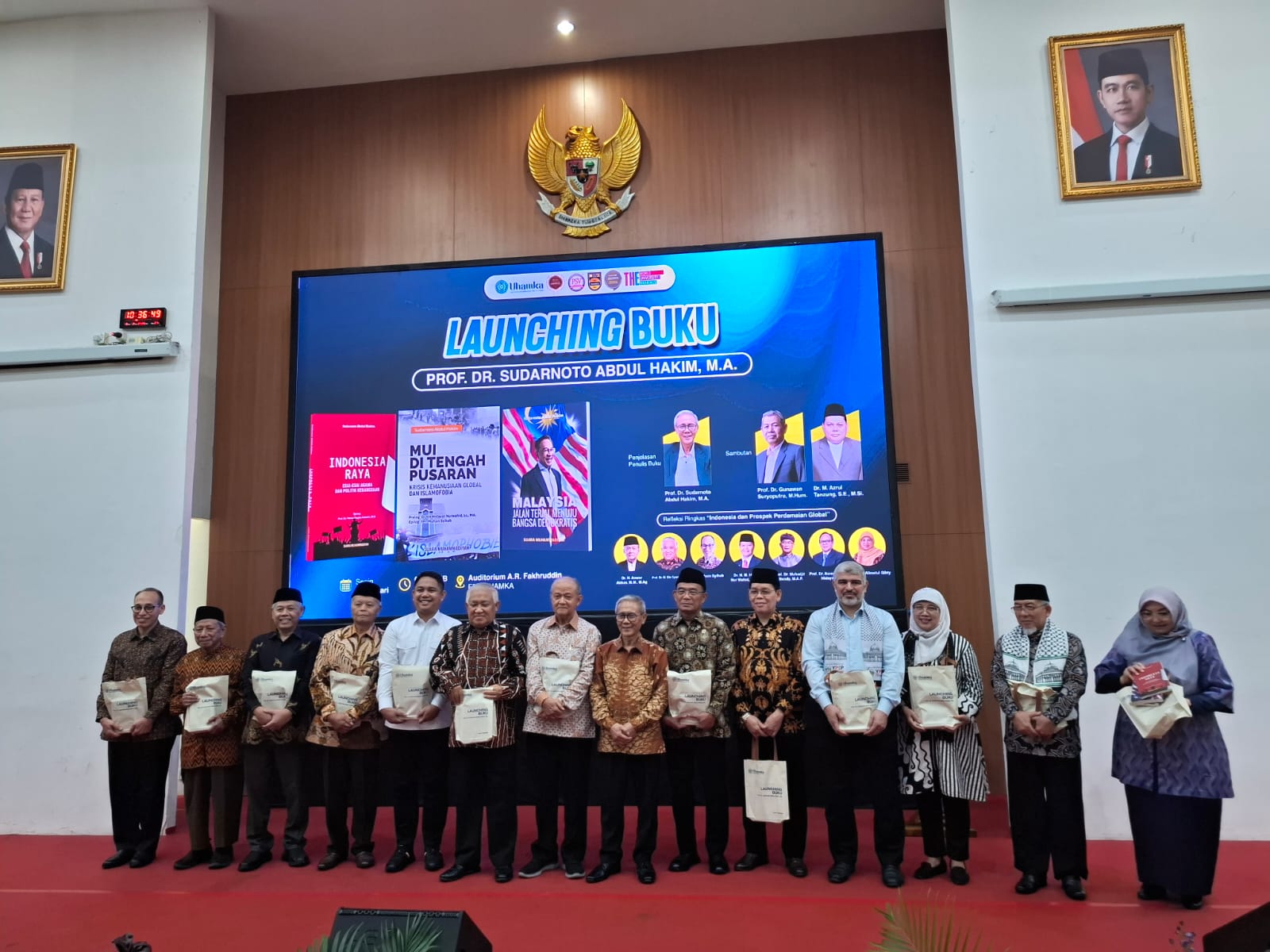 Launching 3 Buku, Ketua MUI Prof Sudarnoto Berharap Dapat Gairahkan Kebangkitan Intelektual