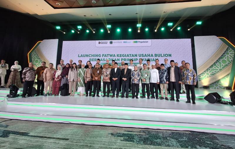 Gandeng PT Pegadaian dan BSI, DSN-MUI Launching Fatwa Bank Bulion Syariah