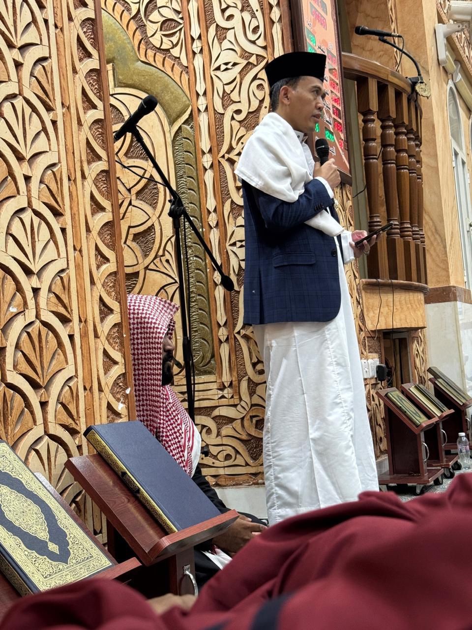 Taushiyah di Masjid Jami’ Makkah, Ketua MUI Sampaikan Tuntunan Wukuf di Arafah Taushiyah di Masjid Jami’ Makkah, Ketua MUI Sampaikan Tuntunan Wukuf di Arafah