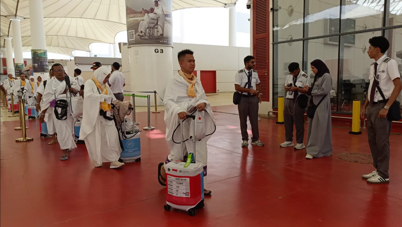 135 Ribu Jamaah Haji Indonesia Tiba di Arab Saudi 135 Ribu Jamaah Haji Indonesia Tiba di Arab Saudi