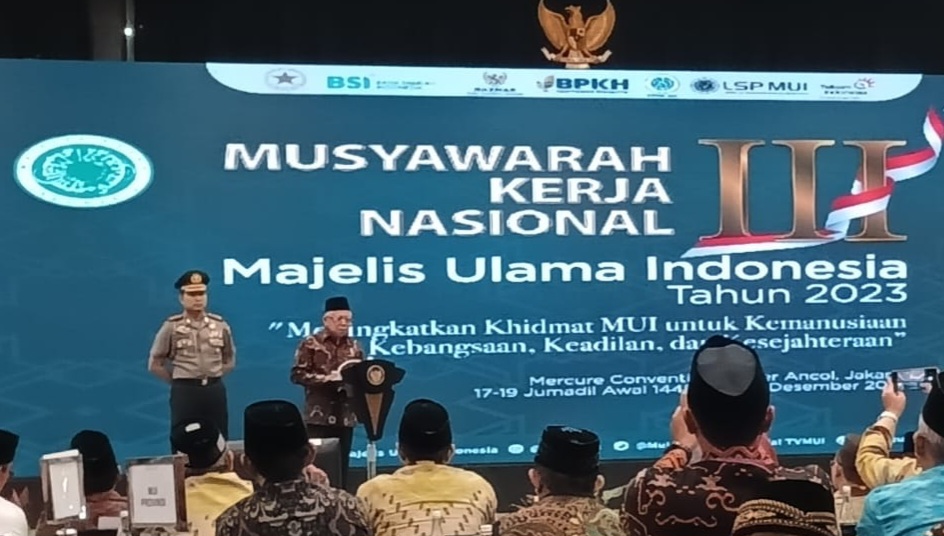 Buka Mukernas Ke-3, Wapres RI Dorong Perkhidmatan MUI Harus Selalu Ditingkatkan