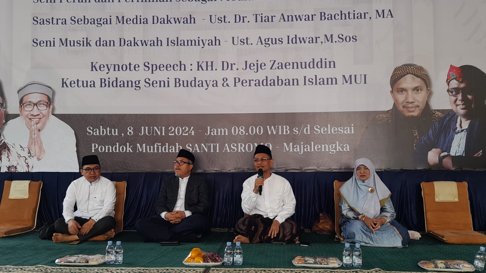 Worskhop LSBPI MUI di Ponpes Santi Asromo, Mudir: Terima Kasih atas Kegiatan Positifnya