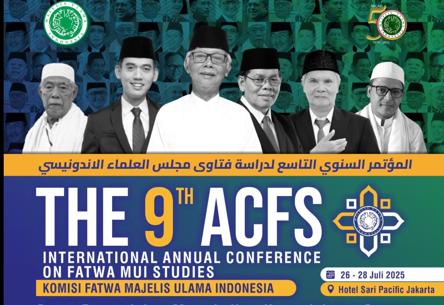 Berikut 64 Peneliti, Judul Makalah dan Asal/Instansi Terundang ACFS Ke-9 Komisi Fatwa MUI