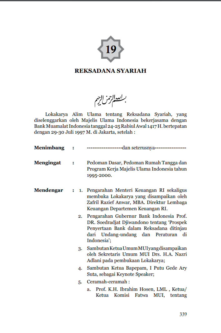 REKSADANA SYARIAH