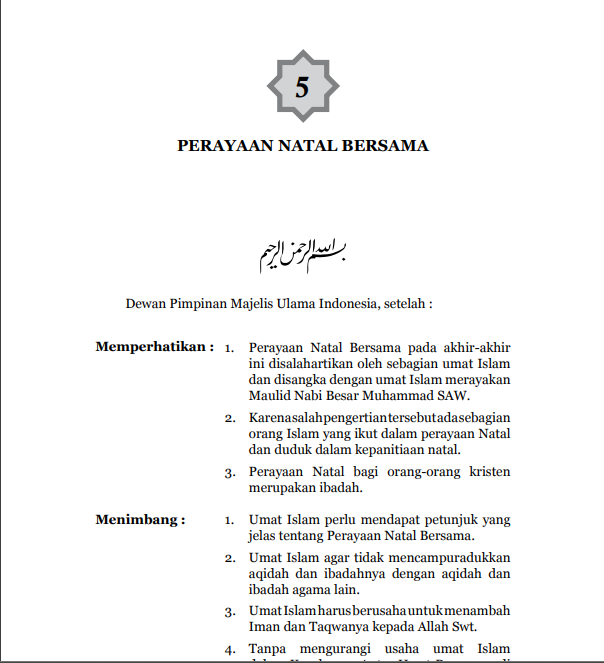 PERAYAAN NATAL  BERSAMA