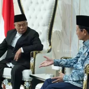 Waketum MUI Kiai Marsudi Paparkan KUII dan Penghargaan Tokoh Muslim Dunia ke Menteri Agama