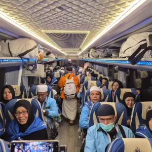 Kepulangan jamaah haji dari Tanah Suci