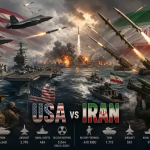 Ilustrasi Perang Iran AS. Foto: Chat GPT