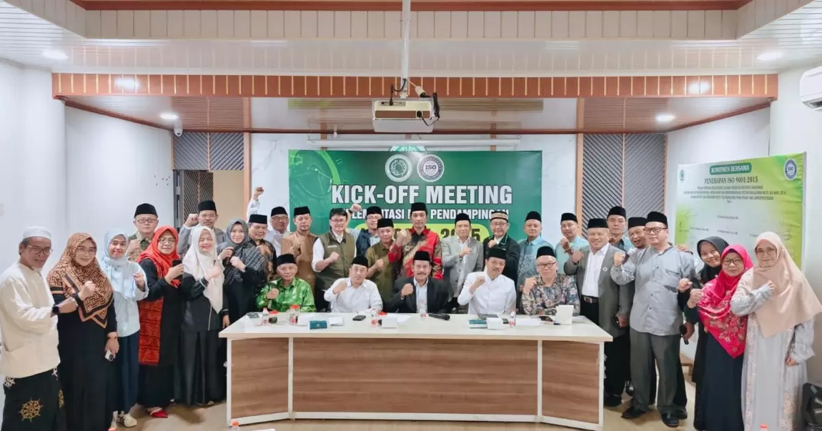 Perkuat Tata Kelola Organisasi, MUI Kota Tangerang Resmi Kick Off Implementasi ISO 9001:2015